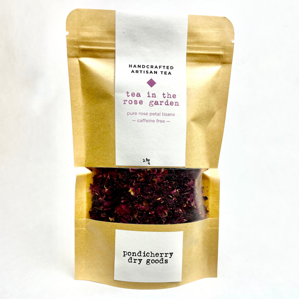 tea in the rose garden - pure rose tisane