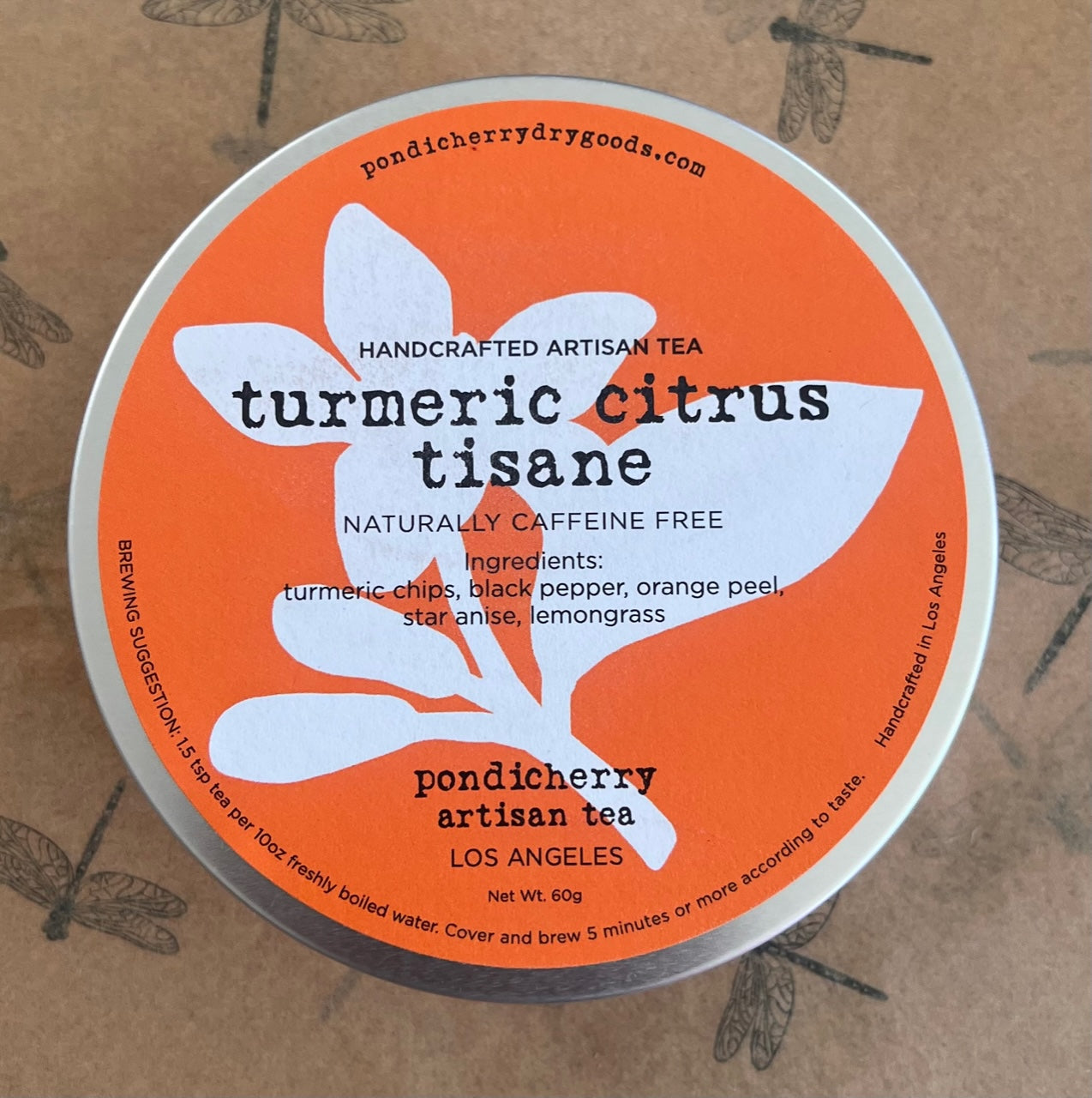 Turmeric Citrus Tisane - naturally caffeine free