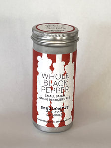 whole black pepper
