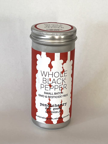 whole black pepper