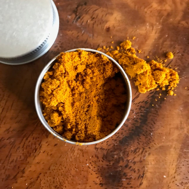 black turmeric powdered