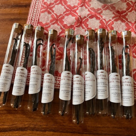 Indian Black Vanilla Gourmet Grade A Pods