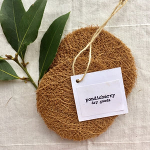 JustALeaf coconut fiber multipurpose pads - 3 pack