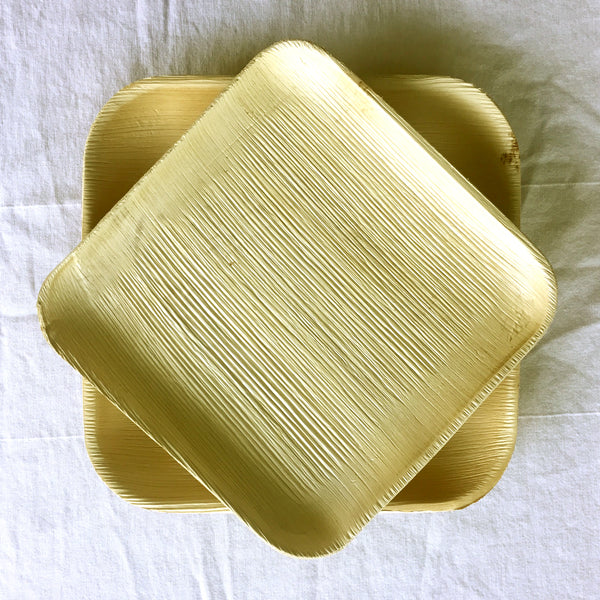 square lunch plates  /  8 inch